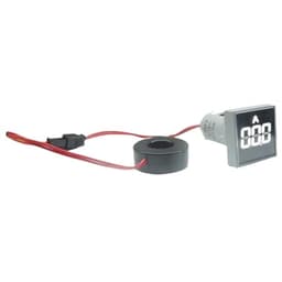AD16S-22A AD22MM 0-100A Digital Ammeter Current Meter Ampere Meter Amp Indicator LED Lamp Square Amperemetre Amp Guage AD16-22(Yellow,50R)