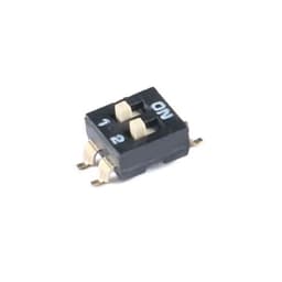 5Pcs/lot DIP Switch Toggle Switches 2.54mm SMD 1P/2P/3P/4P/5P/6P/8P Black .54MM(SMD 2P)