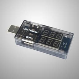 USB Voltage Tester Multimeter with LCD Display, 3-9v Dc 0-5a