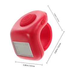 Portable Tally Counter with Digital Display, Glow in Dark Mini Ring