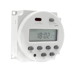 MT101 12VD 220V 220V Digital Timer Switch 7 Days Weekly Programmable Time Relay Programmer Built-in Rechargeable Battery 1Pcs(12VDC)
