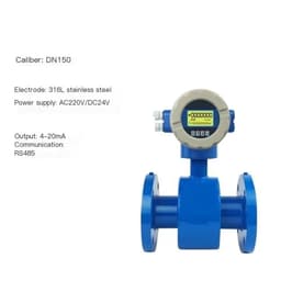 Electromagnetic Flow Meter Digital Display Integrated Pipeline Sensor