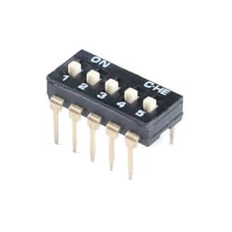 5Pcs/lot DIP Switch Toggle Switches 2.54mm SMD 1P/2P/3P/4P/5P/6P/8P Black .54MM(SMD 2P)