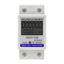 LCD Digital Display Power Consumption Meter Single Phase Energy Meter