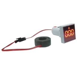 AD16S-22A AD22MM 0-100A Digital Ammeter Current Meter Ampere Meter Amp Indicator LED Lamp Square Amperemetre Amp Guage AD16-22(Yellow,50R)