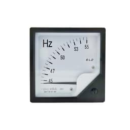 6L2-Hz AC Frequency Meter 45-55Hz/AC380V Sensor Excitation Hertz Voltmeter Square Pointer Voltage 80 * 80mm 1Pcs