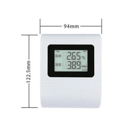 Indoor and Outdoor Large Screen Home with Alarm Clock Thermometer Temperature and Humidity Meter