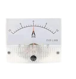85C1-A DC/75mv Amperemeter Gauge Analog Panel Current Meter 10A -0-10A Ammeter 1A 10A 20A 30A 50A 100A 200A Charging Battery