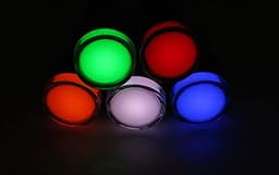 GUMMMY 5PCS Indicator AD16-22DS 12V 24V 110V 220V Red/Green/Huang/Blue/White Indicator Lights (Color : Red, Size : 12V)