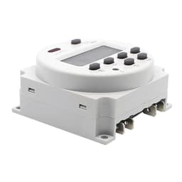 MT101 12VD 220V 220V Digital Timer Switch 7 Days Weekly Programmable Time Relay Programmer Built-in Rechargeable Battery 1Pcs(12VDC)