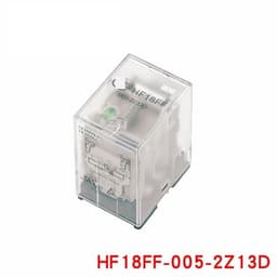 2PCS HF18FF-005-2Z13D 5VDC HF18FF-012-2Z13D 12VDC HF18FF-024-2Z13D 24VDC Two Groups Conversion 8PIN Plug-in 7A 250VAC Relay 2Z1(HF18FF-005-2Z13D)