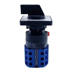 LW26-20S Series 22mm Single Hole Installation Rotary Cam Switch 20A Changeover Selector YMW26(Plate S1,1P)