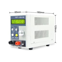 Adjustable DC Power Supply 200V 2A 400W Programmable Digital Regulated