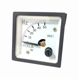 99C1-HZ Pointer 48x48 Mm DC Meter 45-65Hz 380V 220V 48x48mm Analog Frequency 1Pcs(50Hz(10V))