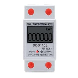 LCD Digital Display Power Consumption Meter Single Phase Energy Meter