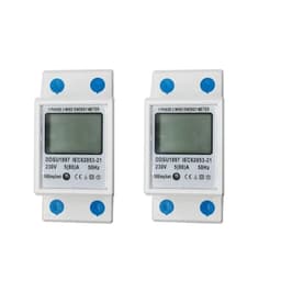 Energy Meter Two Wire Wattmeter Power Consumption Backlight Single
