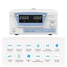 DC Power Supply Variable, 60V 50A Bench Source Laboratory Dc Stabilized Power Supply Adjustable Variable Digital Regulated Power Supply 100V 20A