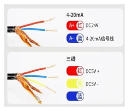 Liquid Flow Meter Sensor Threaded Current 4 20mA