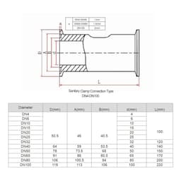 4-20mA RS485 Clamp DN50 DN25 Water Turbine Flow Meter Sensor