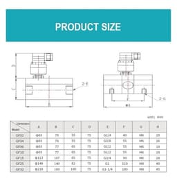 Pressure Gear Flow Meter Digital Micro Liquid Sensor Water GT-GF