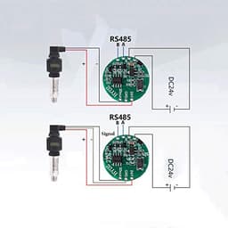 Taidacent Small Portable Analog Data Acquisition Module 18 Bits Analog to Digital Signal Converter Analog Input to Modbus RTU RS485 Communication