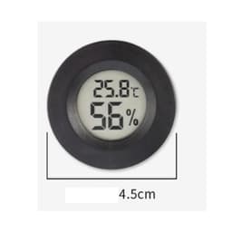 Digital Temperature Humidity Meter Circular Embedded