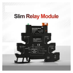 1Pcs Slim Relay modules DIN-Rail SSR Solid State Relay Integrated PCB 6A 2A DC Control AC 5V 12V 24V 220V Mount Power