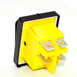 GUMMMY KCD4 T85 220V 30A Heavy Duty red Blue Green IP68 Waterproof led Toggle Switch 4pins on Off Marine Freeze Rocker Switch (Color : Red, Size