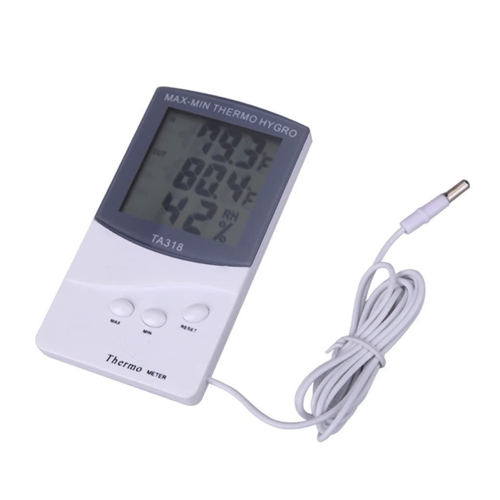Indoor and Outdoor Thermometers Household Electronic and Hygrometers Large-Screen Temperature and Humidity Meters with Probes
