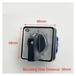 LW26-20/3B Reset Rotary Cam Switch 20A 690V 3 Poles 3 Positions Changeover Selector Self Resetting/Momentary LW28 LW39B