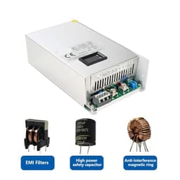 1500W Adjustable Switching Power Supply 0-200V DC Industrial LED SMPS with AC 110/220V Input for LED Lighting and Electronics(220 V,0-30V_1500W)