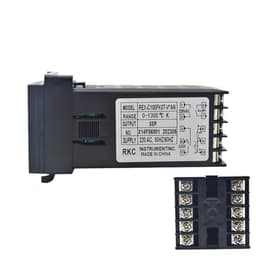 REX-C100 Pid Temperature Controller 1300 Degree 220V SSR Relay Output+40DA SSR+K Thermocouple Pid REX-C100 1300C(C100 SSR Output)