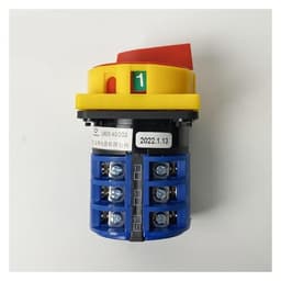 Changeover Cam Switch Padlock 2 Position On-Off 40A 3 Poles Rotating Silver Contact YMW26-40/3GS LW26