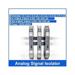 220V Power Supply Signal Conditioner Isolator 4 20mA 0 10V