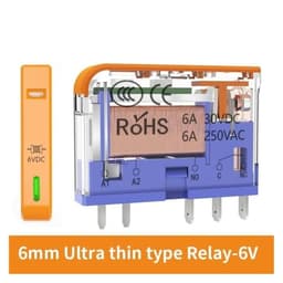 Utra-Thin Slim Relay DIN Mount 12V 24V