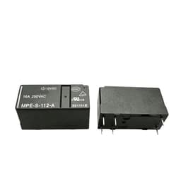 12VDC Coil 4Pin Normally Open PCB Relay MPE-S-112-A 16A 250VAC 1Pcs