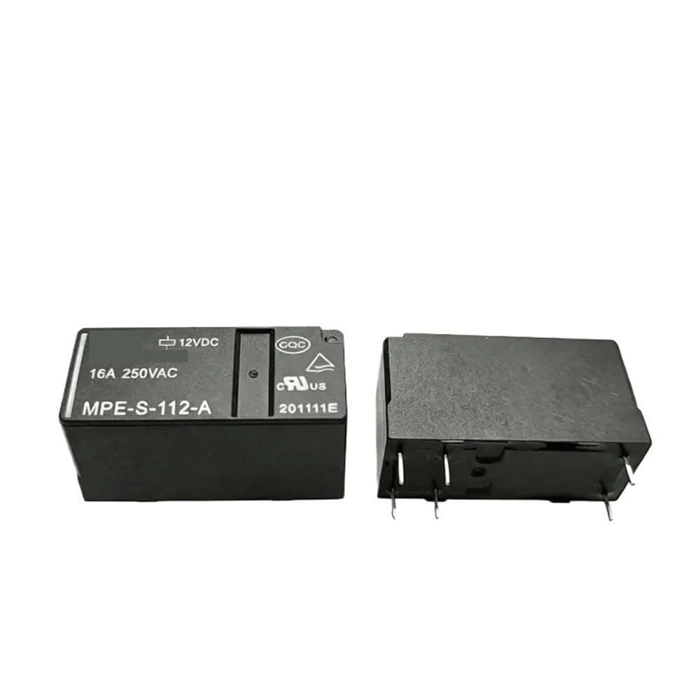 12VDC Coil 4Pin Normally Open PCB Relay MPE-S-112-A 16A 250VAC 1Pcs