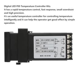 0℃~1300℃ Alarm REX C100 Digital LED PID Temperature Controller