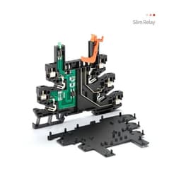 1Pcs Slim Relay modules DIN-Rail SSR Solid State Relay Integrated PCB 6A 2A DC Control AC 5V 12V 24V 220V Mount Power