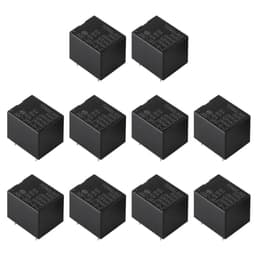 5 Pcs 5V DC PCB Power Relay, JQC-3FF T73, 4 Pin SPST NO