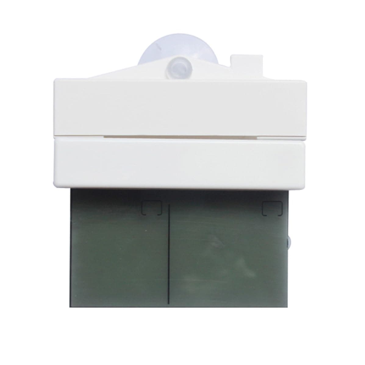 Temperature Humidity Meter Large LCD with Suction Cup, White