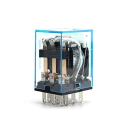 10pcs Intermediate Relay HH53P MY3NJ Plug-in Relay DC AC12v 24v AC110v 220v 5a Silver Contact PYF11a 11pins Relay Socket(AC 12V)