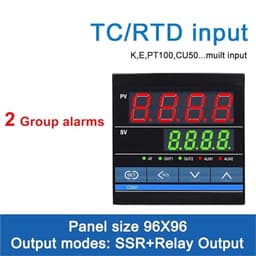 LCTC PID Temperature Controller SSR Relay with RS485 Output Industrial