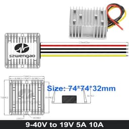 DC Converter Buck Boost Voltage Stabilizer Step Down Up for Car Boat