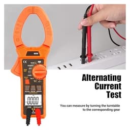 Resistance Tester Digital Clamp Meter LCD Current Voltage Frequency Capacitiance Duty Cycle Temperature