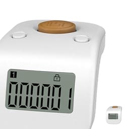 Rechargeable Finger Counter with Ring, Digital Silent 6 Digit