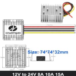 Step Up DC Power Converter Voltage Regulator Car Supply