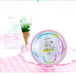 Kid's Room Thermo-Hygrometer Mechanical Induction Element no Need Battery Temperature and Humidity Meter