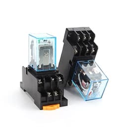 10pcs Intermediate Relay HH53P MY3NJ Plug-in Relay DC AC12v 24v AC110v 220v 5a Silver Contact PYF11a 11pins Relay Socket(AC 12V)