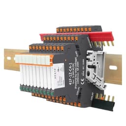 10PCS DIN Rail Relay Module HF41F with LED 6A Slim 5V 12V 24V High Frequency 41F-5-ZS 41F-12-ZS 41F-24-ZS